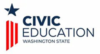 Civic Ed WA 200 Civic Education Washington State logo