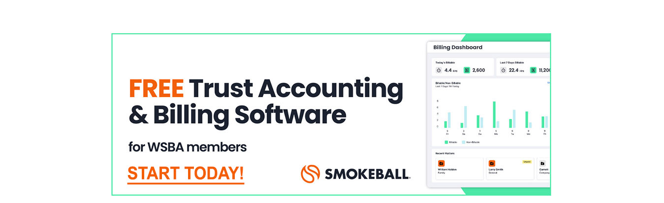 Smokeball Free Accounting & Billing Software banner