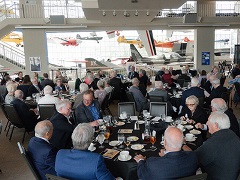 AttendeesattheWashingtonStateBarAssociations50-yearMemberLuncheonattheMuseumofFlightinSeattleJune62025
