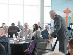 AttendeesattheWashingtonStateBarAssociations50-yearMemberLuncheonattheMuseumofFlightinSeattleJune62025