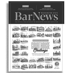 Cover of March 2023 Bar News