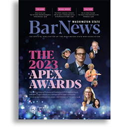 Cover of September 2023 Bar News